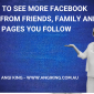 Tech Tip thumbnail for video - "How to see more Facebook Posts from Friends, Family and Pages you Follow"